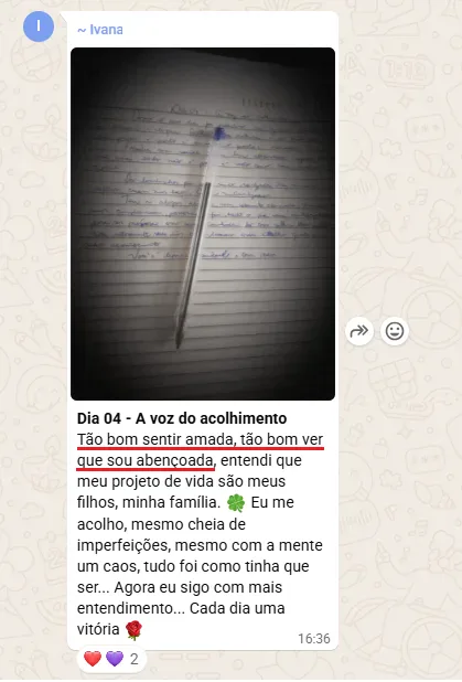 Depoimento real de mãe: Se sentindo amada e acolhida