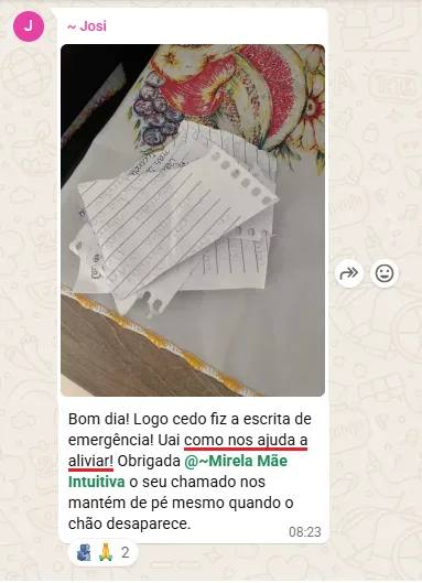 Depoimento real de mãe: Escrita de emergência que alivia